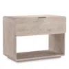 Bernhardt Loft Antibes One Drawer Nightstand In Gray