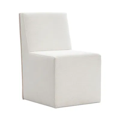 Bernhardt Loft Brasea Caster Chair In White