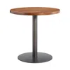 Bernhardt Loft Brasea Round Side Table In Brown