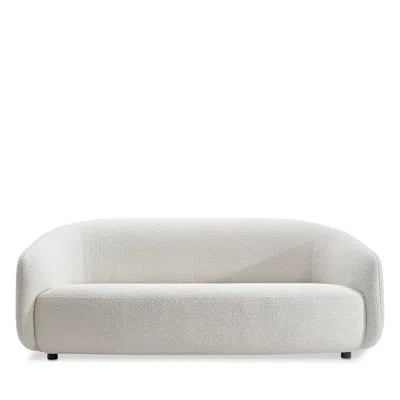 Bernhardt Loft Devon Fabric Sofa In White/cream