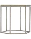 Bernhardt Loft Gresham Hexagonal End Table In Gold