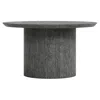 Bernhardt Loft Menton Round Dining Table In Gray