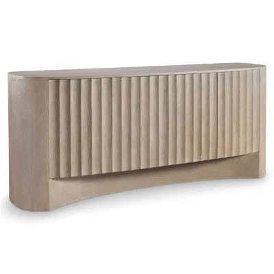 Bernhardt Loggia Entertainment Credenza In Brown Wood