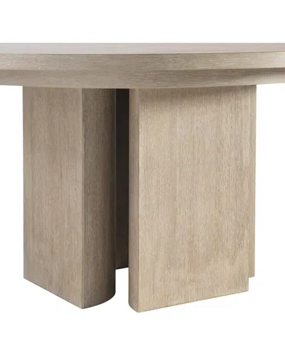 Bernhardt Loggia Round Dining Table In Brown