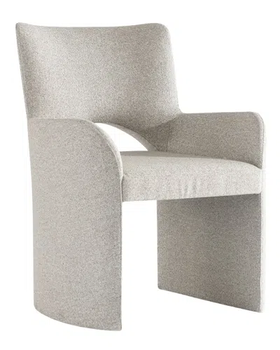Bernhardt Loggia Shelter Back Arm Chair In Neutral