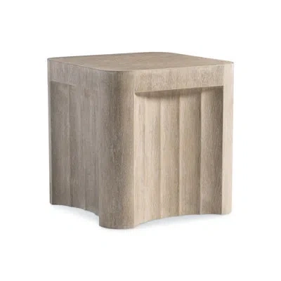 Bernhardt Loggia Side Table In Brown Wood