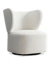 Bernhardt Lomita Swivel Chair In Cream/-