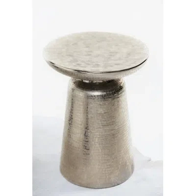 Bernhardt Lorraine Pedestal End Table In Neutral