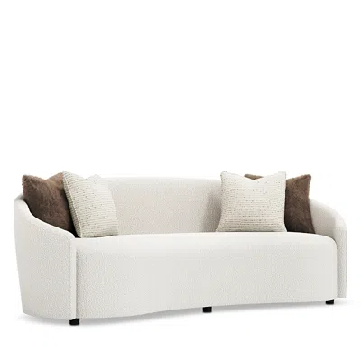 Bernhardt Lumen Fabric Sofa In White