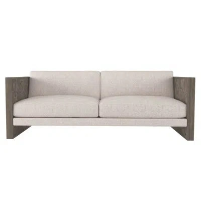 Bernhardt Madura Outdoor Loveseat In Beige,smoked Truffle