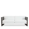 Bernhardt Madura Outdoor Sofa In White/smoked Truffle