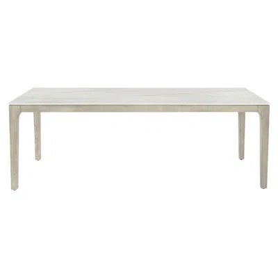 Bernhardt Marbella Dining Table In White Shell