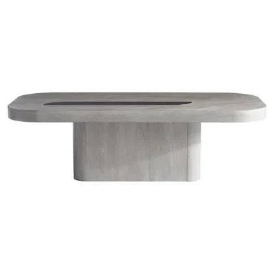 Bernhardt Marcato Coffee Table In Cerused Greige