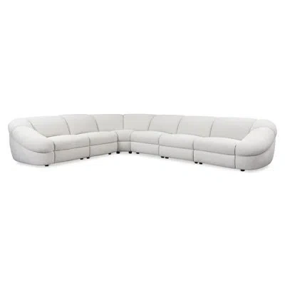 Bernhardt Massimo 6-piece Fabric Power Motion Sectional In Beige