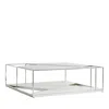 Bernhardt Maymont Cocktail Table In Stainless