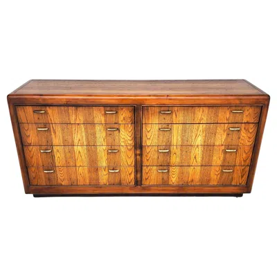 Pre-owned Bernhardt Mcm  Flair Dresser Rosewood Walnut 1960s In Brown