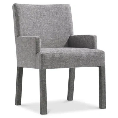 Bernhardt Menton Arm Chair In Espresso Wood