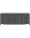 Bernhardt Menton Entertainment Credenza In Gray