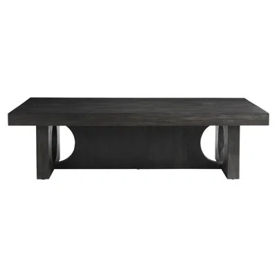 Bernhardt Micah Cocktail Table In Black Truffle
