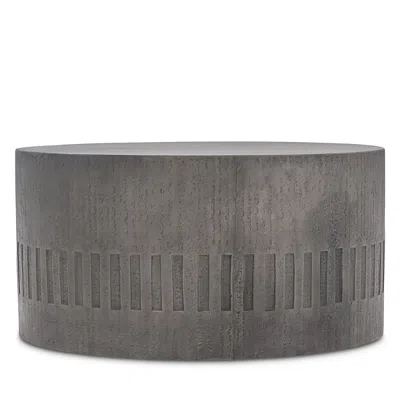 Bernhardt Miramar Outdoor Cocktail Table In Dark Charcoal