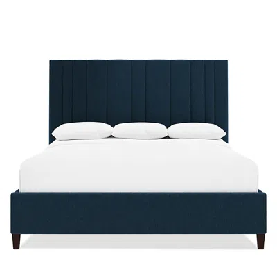 Bernhardt Modena Bed, Queen In Blue