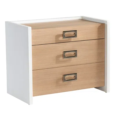 Bernhardt Modulum 3-drawer Nightstand In Brown