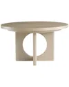 Bernhardt Modulum Round Dining Table In Brown