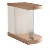 Bernhardt Modulum Side Table In Medium Brown
