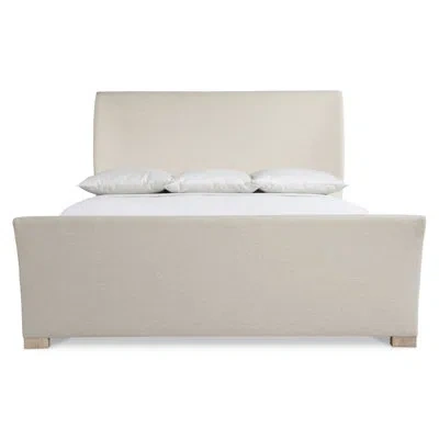 Bernhardt Modulum Upholstered Sleigh Bed In Neutral