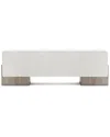 Bernhardt Monolith Bench In White