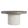 Bernhardt Monolith Dining Table In Gray