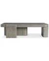 Bernhardt Monolith Open Base Cocktail Table In Gray