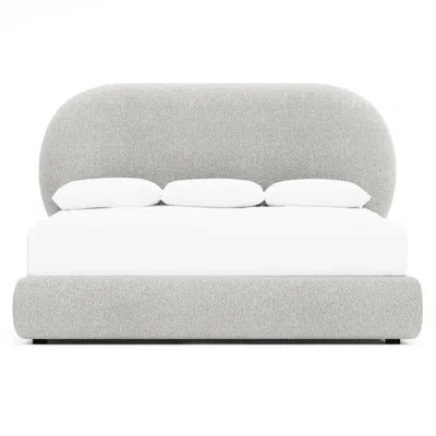 Bernhardt Monolith Panel Bed In Gray