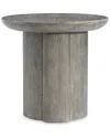 Bernhardt Monolith Round Side Table In Gray