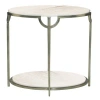 Bernhardt Morello End Table With Storage In White