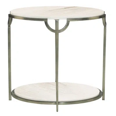 Bernhardt Morello End Table With Storage In White