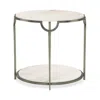 Bernhardt End Table In Marble/granite