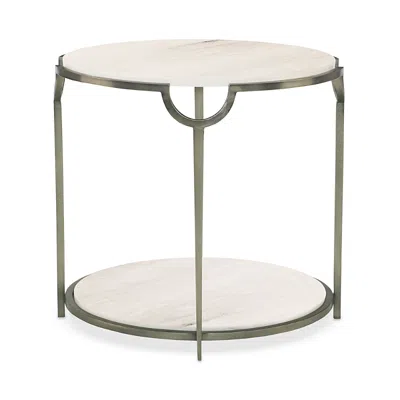 BERNHARDT MORELLO ROUND END TABLE