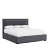 Bernhardt Morgan Queen Bed With 54 Headboard In Charcoal Gray/b-