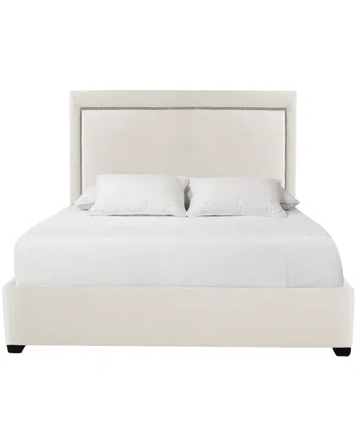 Bernhardt Morgan Queen Fabric Panel Bed In White