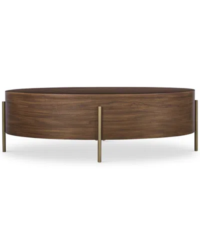 Bernhardt Morrison Cocktail Table In Brown
