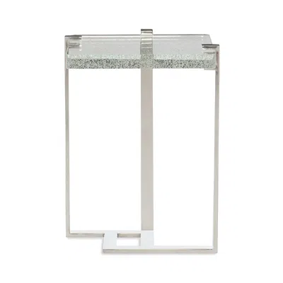 Bernhardt Mott Accent Table In Stainless