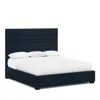 Bernhardt Murray Queen Bed With 66 Headboard In Teal/-