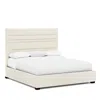 Bernhardt Murray Queen Bed With 66 Headboard In White/cream/b-