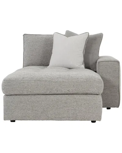 Bernhardt Nest Right Arm Chaise In Gray