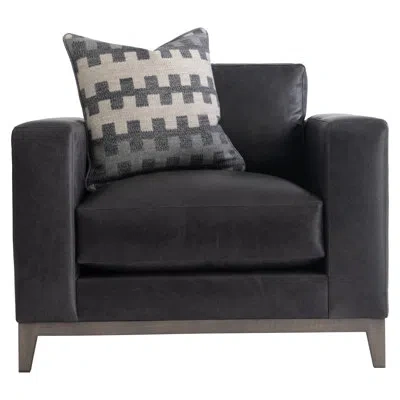 Bernhardt Noel Leather Chair In Black