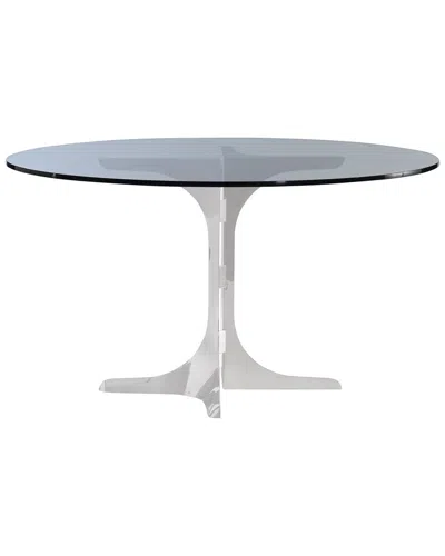Bernhardt Nova Dining Table In White