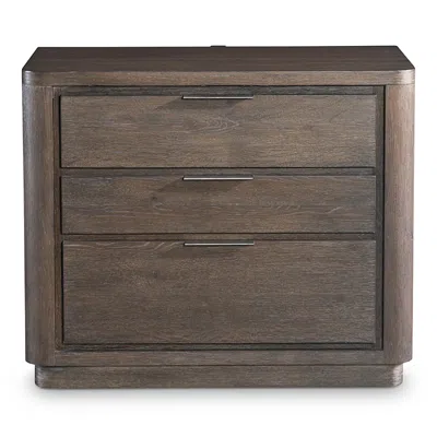 Bernhardt Outline 3 Drawer Nightstand In Brown