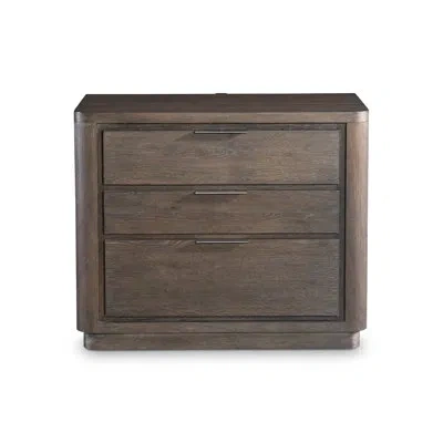 Bernhardt Outline 3-drawer Nightstand In Brown