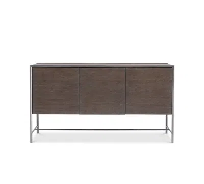Bernhardt Outline 63.38" Metal Framed Buffet In Brown